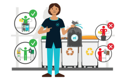 Réduction des déchets au bureau : saviez-vous que vous pouviez vous appuyer sur votre entreprise de propreté ?