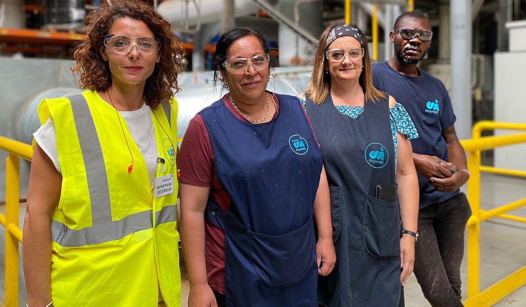 #FIERS : Djamila, Hayat, Rachèle & Antony sur le site Umicore