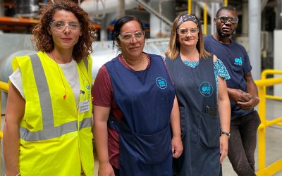 #FIERS : Djamila, Hayat, Rachèle & Antony sur le site Umicore