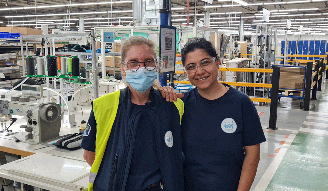 #FIERS : Agnès et Nurhayat sur le site Steelcase