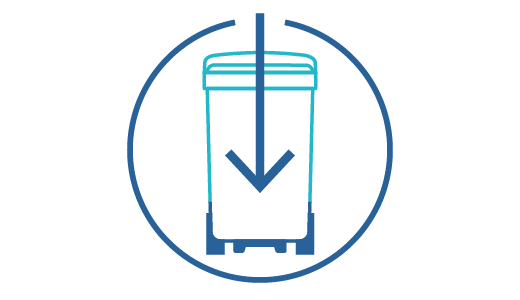 Moins de déchets liés à la prestation de nettoyage