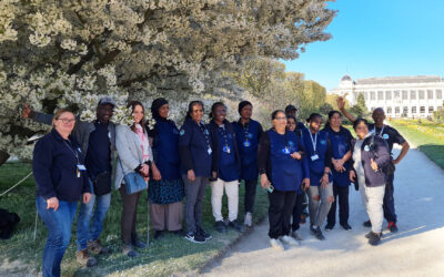 #FIERS : Angelica, Célestina, Jasokumar, Thilagawathy, Sandravani, Marlène et Siabou au Muséum National d’Histoire Naturelle