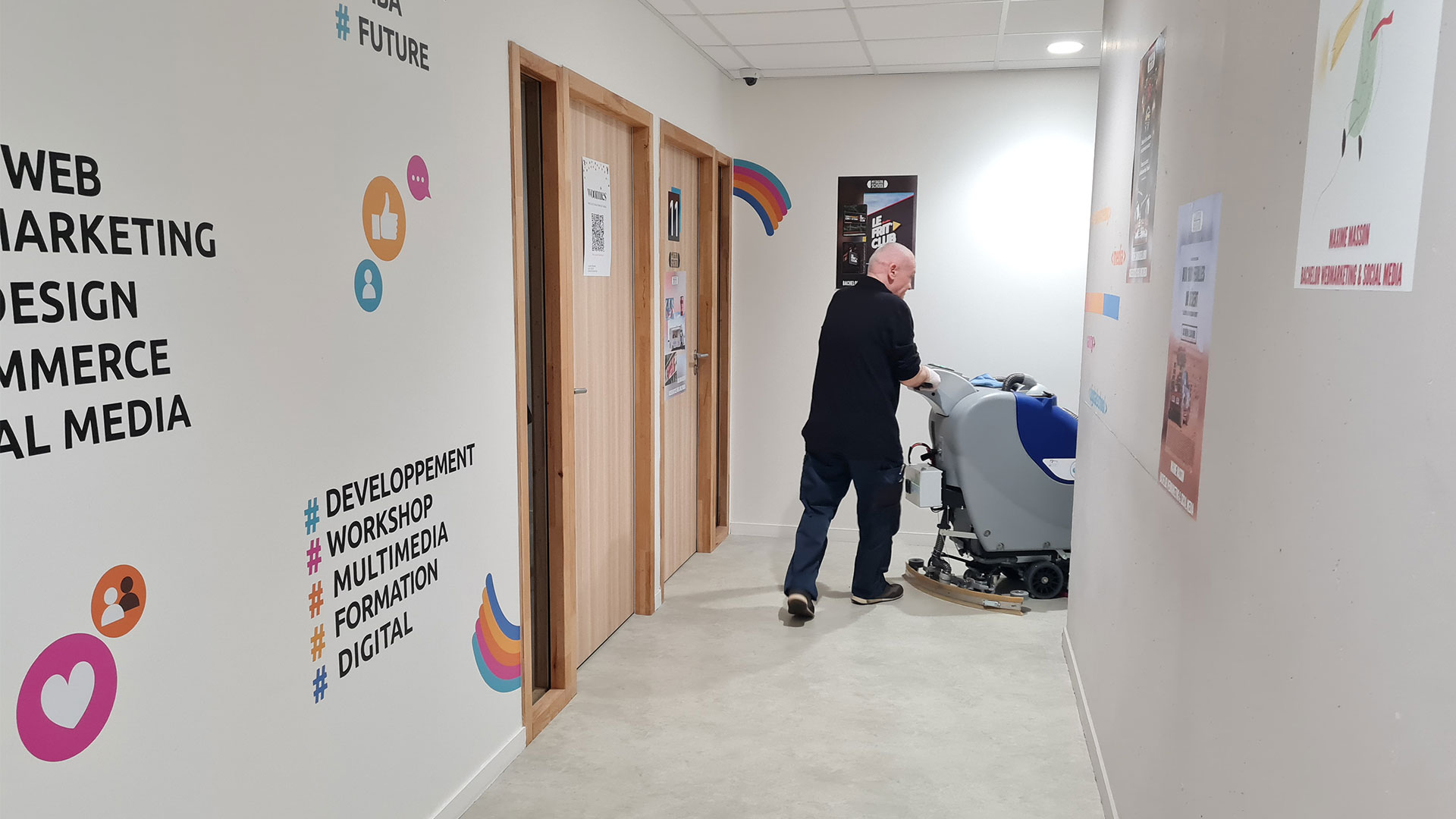 prestation agent de nettoyage campus