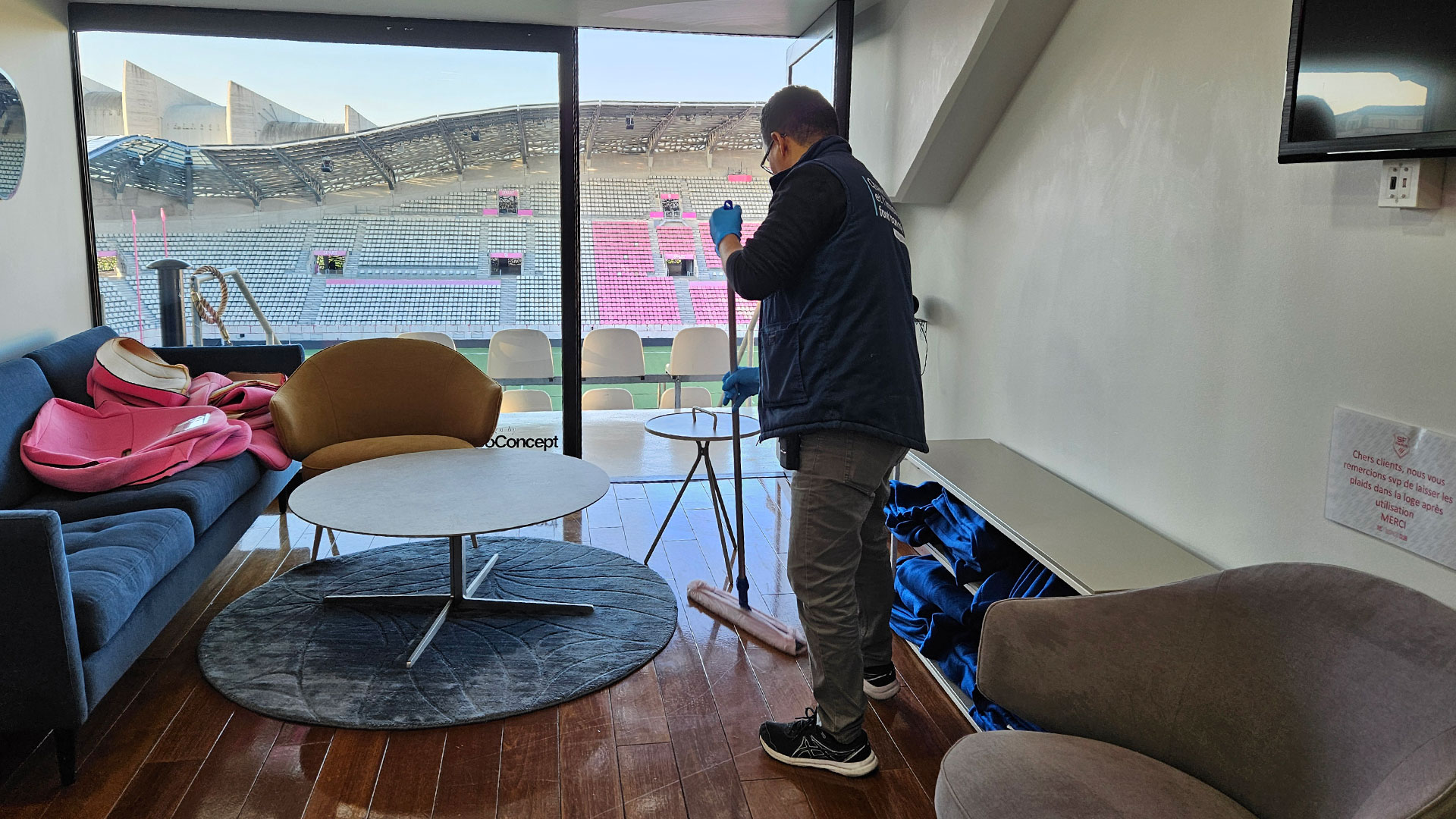 interview agent de propreté industrie nettoyage vestiaires