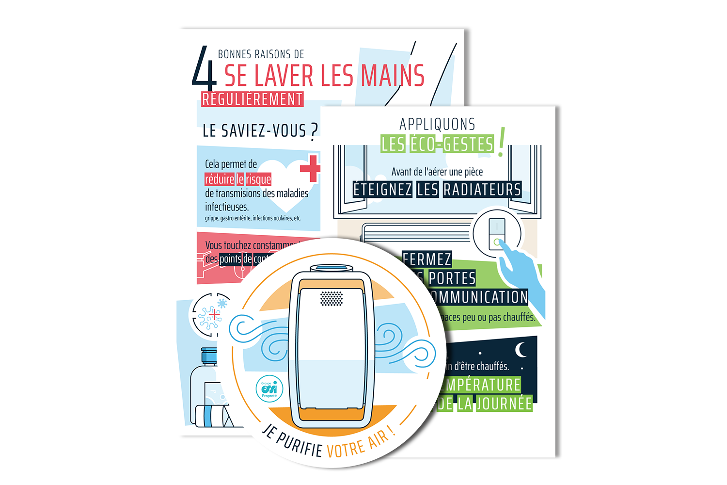 Nettoyage surfaces bureaux